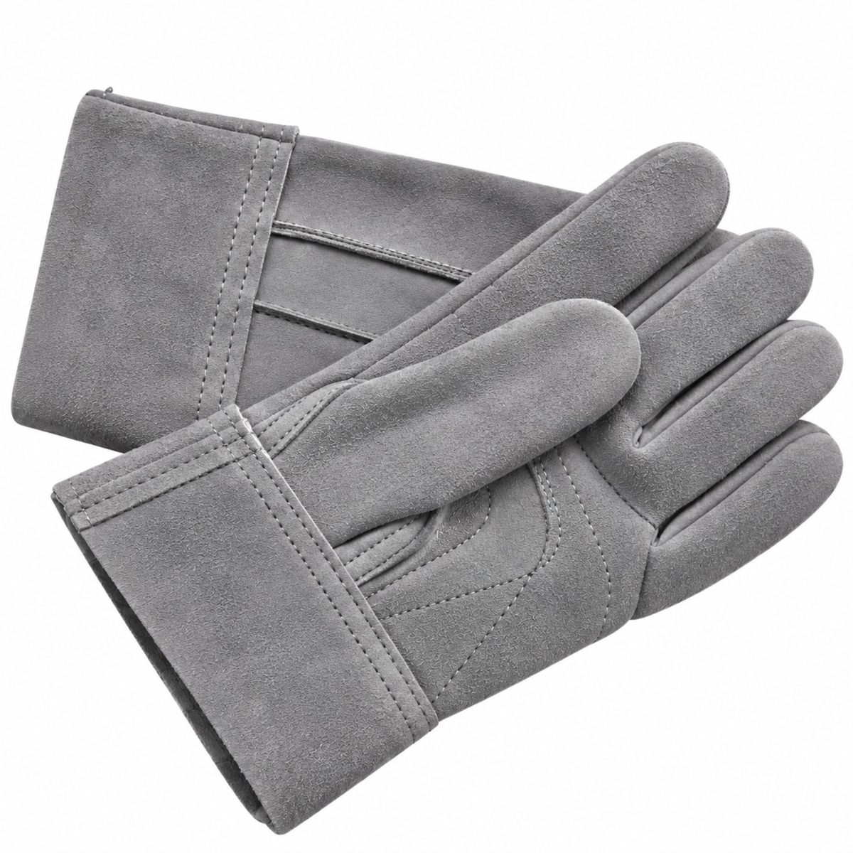 Atado de 25 pares de guantes cortos grises 
