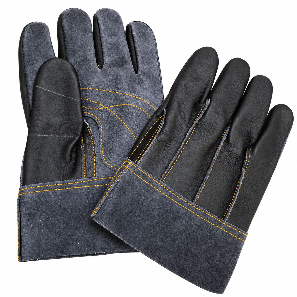 Atado de 25 pares de guantes cortos Piel y Carnaza 