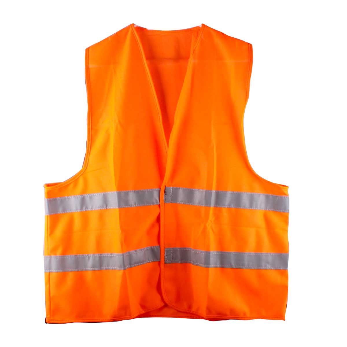Chaleco Naranja Alta Visibilidad Con Velcro 